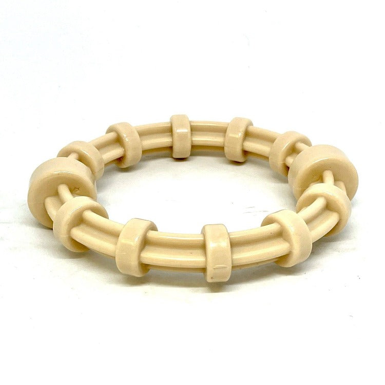 Honey Bone Chicken Flavored Teething Ring for Dogs, 5.25"