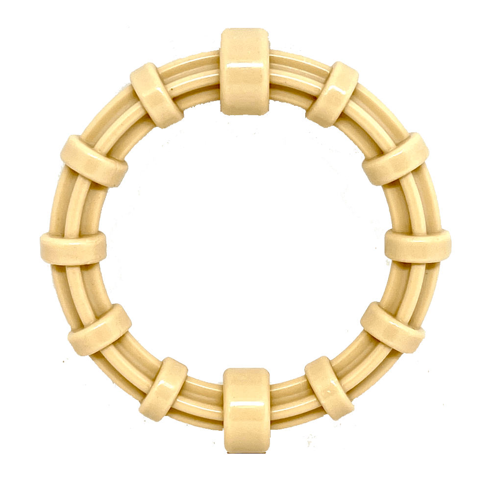 Honey Bone Chicken Flavored Teething Ring for Dogs, 5.25"