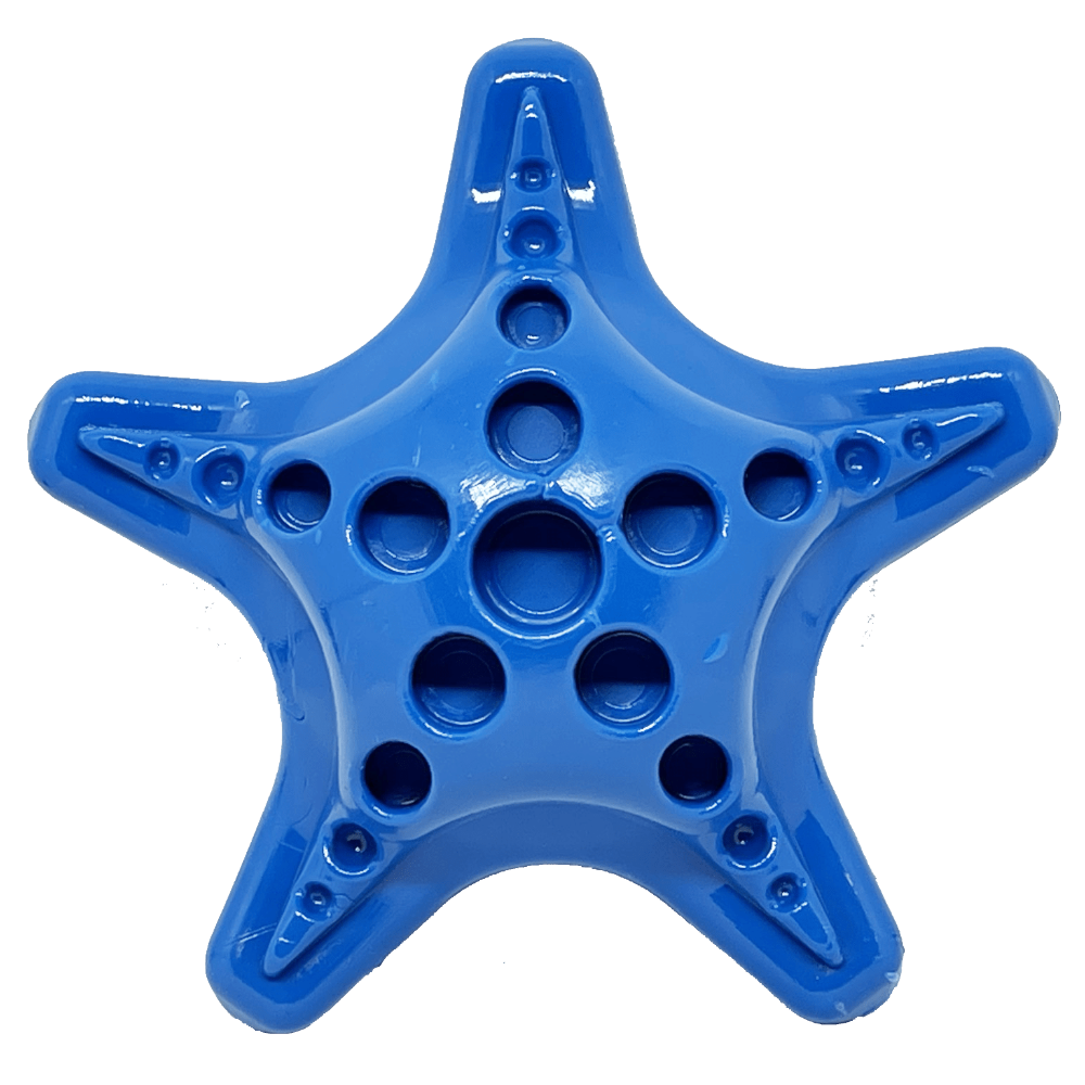Starfish Ultra Durable Nylon Dog Chew Toy with Treat Pockets
