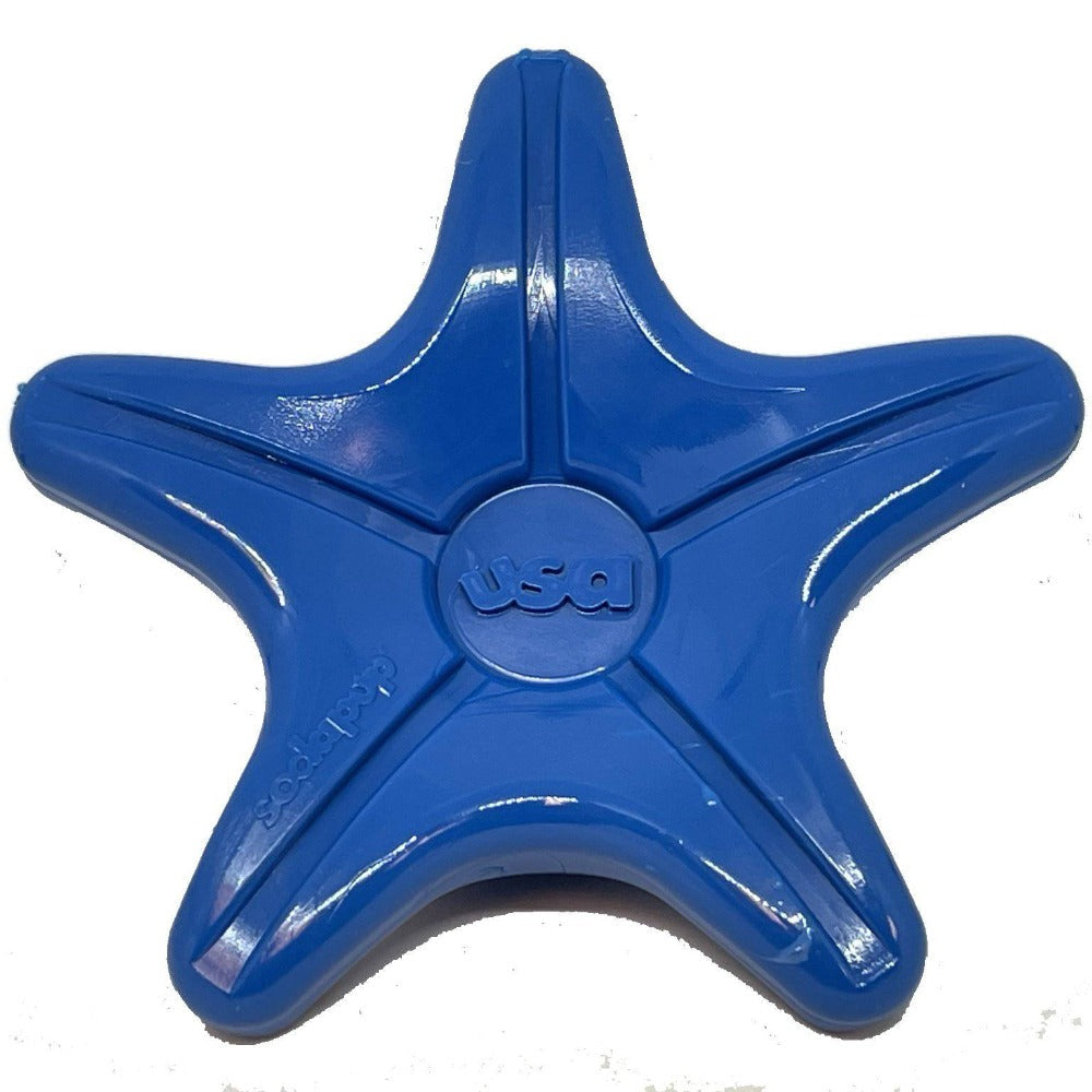 Starfish Ultra Durable Nylon Dog Chew Toy with Treat Pockets