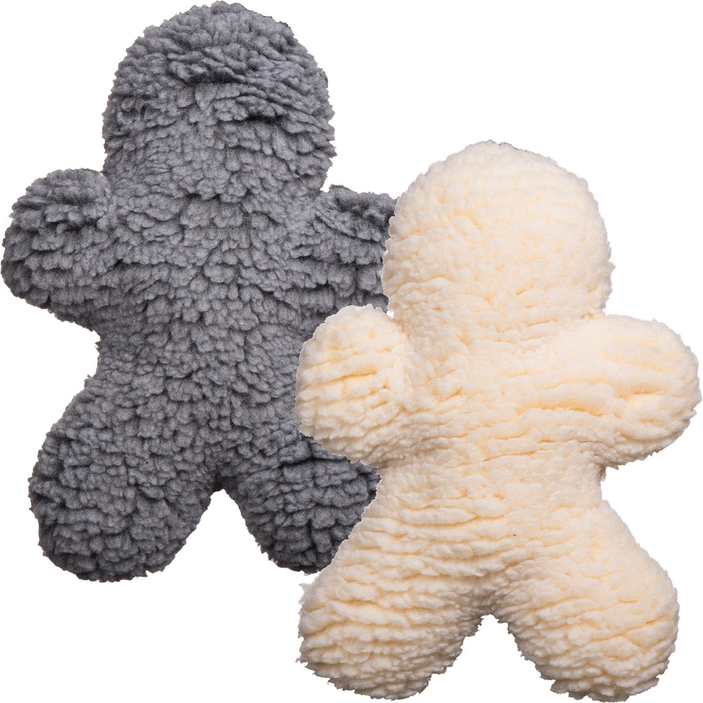 HuggleFleece Plush Dog Toy – Soft Synthetic Lambswool, 12"