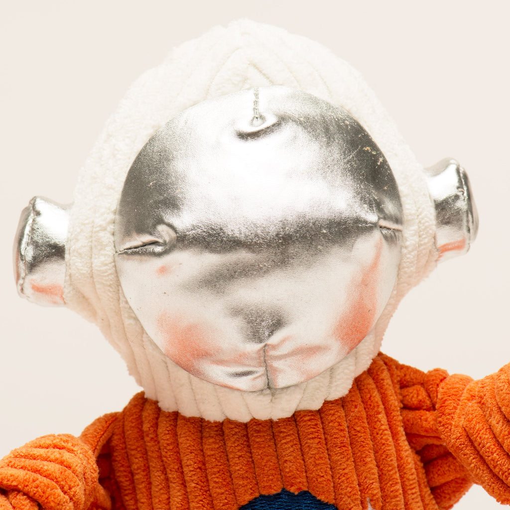 Astro Knottie Plush Dog Toy with Knotted Limbs and Squeaker