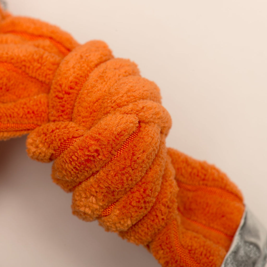 Astro Knottie Plush Dog Toy with Knotted Limbs and Squeaker