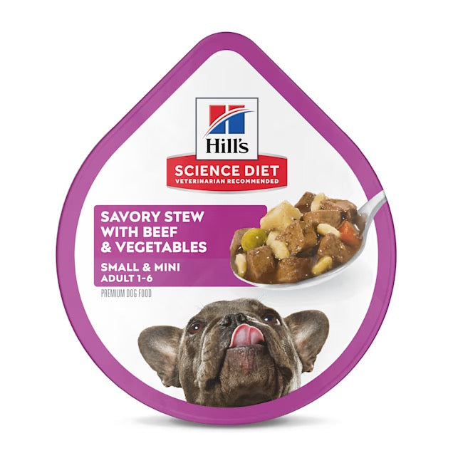 Hill's Science Diet Small & Mini Adult Stew with Beef & Vegetables