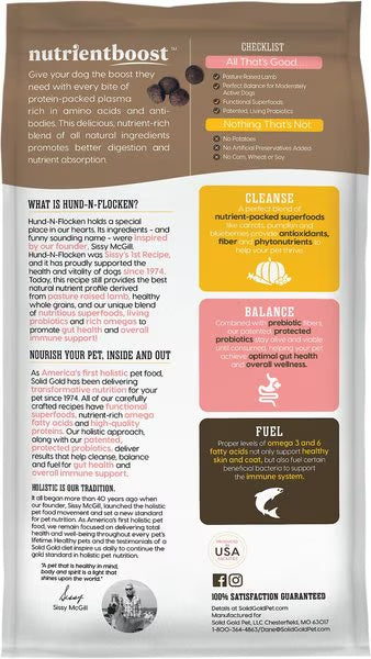 Pasture-Raised Lamb & Whole Grains Adult Dog Food