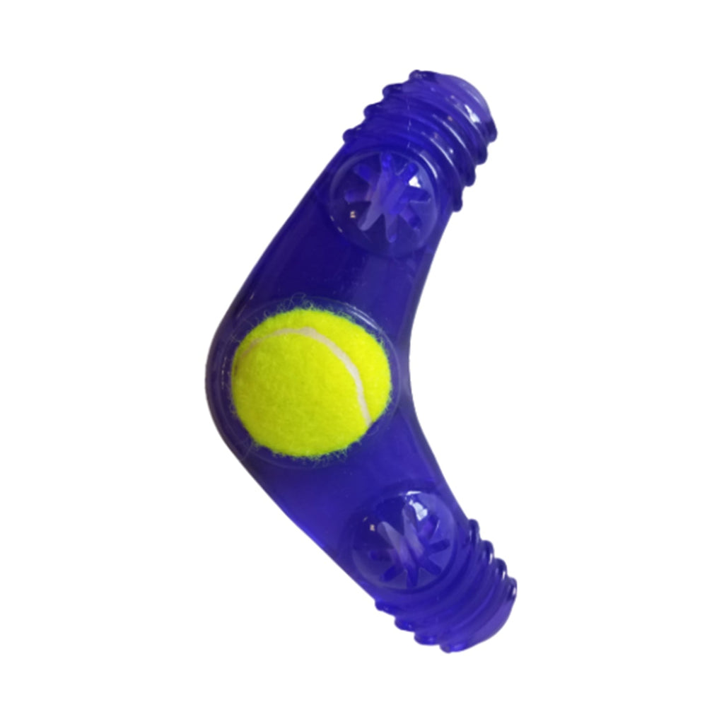 TPR Dog Toy Pack with Removable Tennis Balls for Medium to Large Dogs