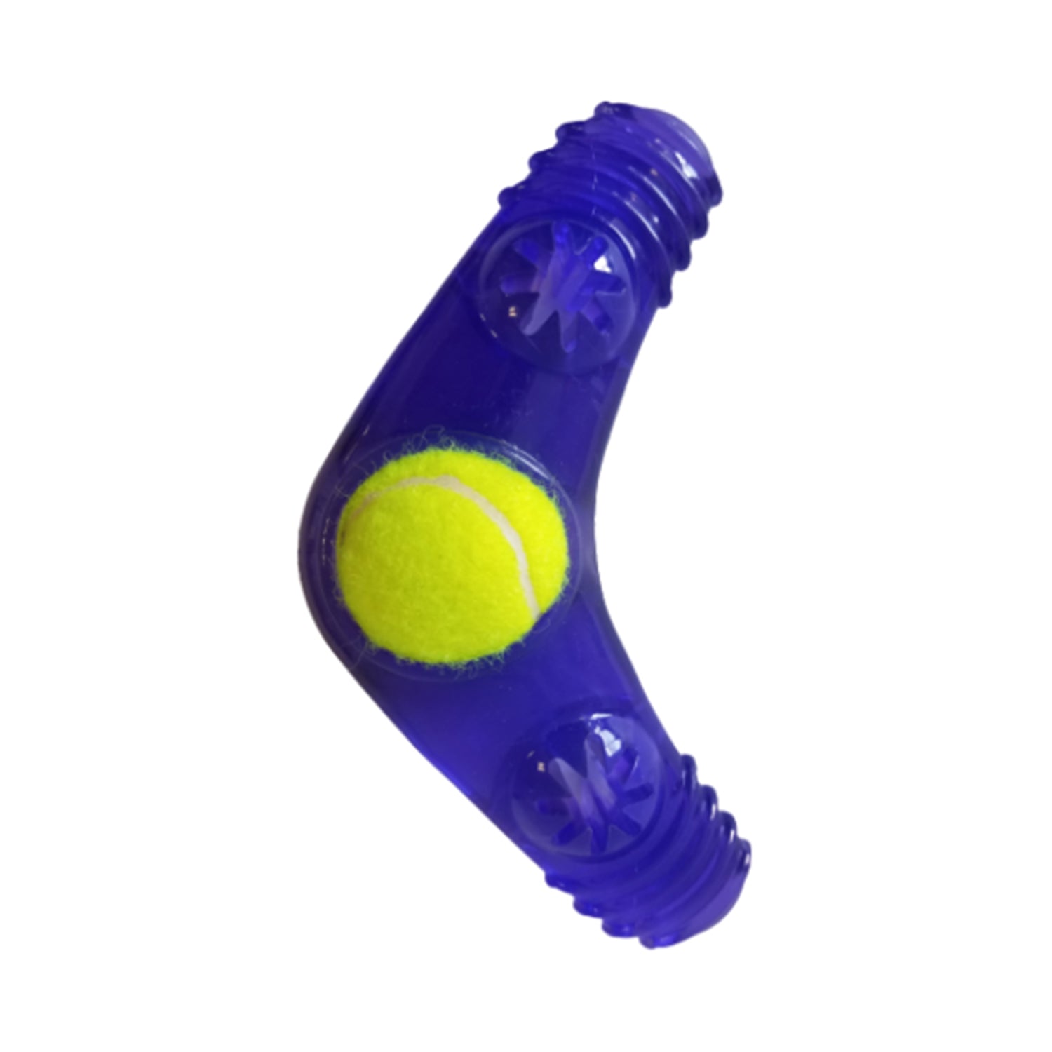 TPR Dog Toy Pack with Removable Tennis Balls for Medium to Large Dogs