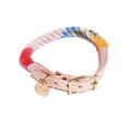 Henri Ombre Rope & Leather Dog Collar