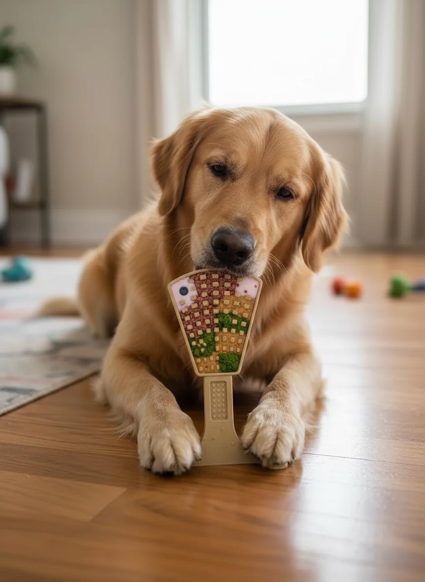 Waffle Tower Nylon Chew & Enrichment Toy for Dogs