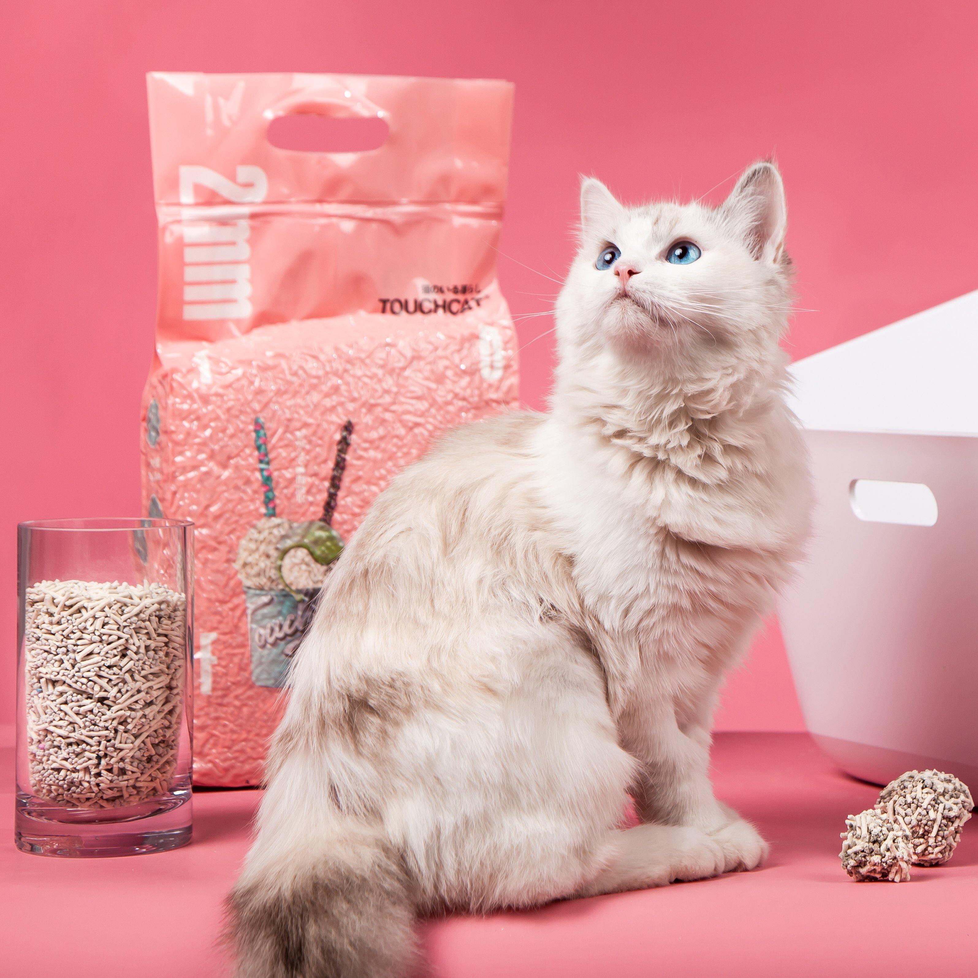 Touchcat Plant-Based Clumping Cat Litter, 5.5 lbs