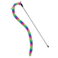Touchcat Worm-Tail Cat Teaser Wand with Glitter Handle, 18.1"