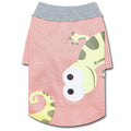 Arubark Caribbean Style Dog Polo T-Shirt with Lizard Print