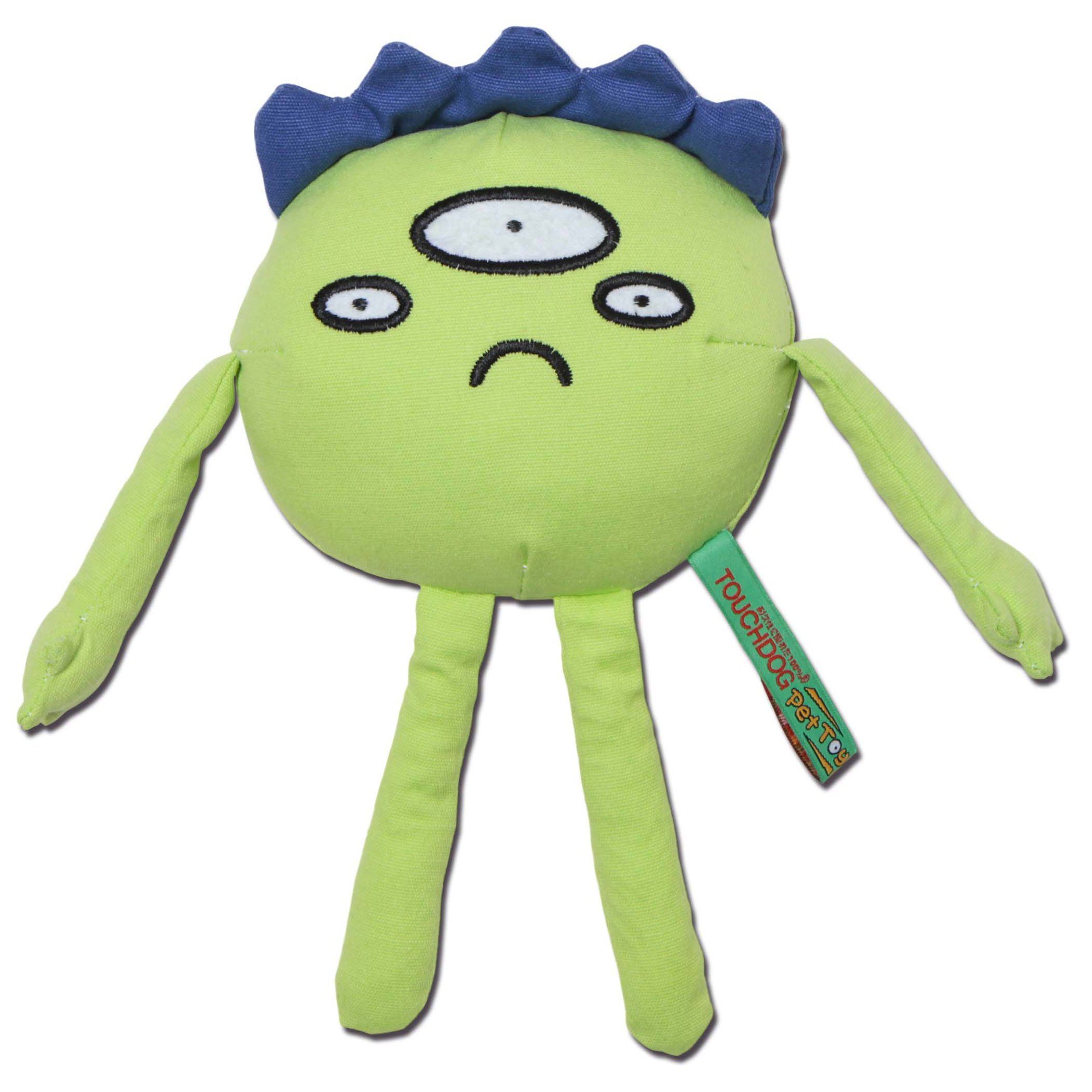 Touchdog Cartoon Monster Plush Dog Toy