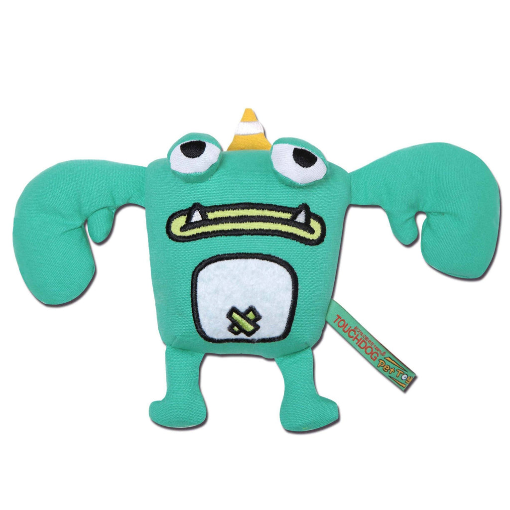 Touchdog Cartoon Monster Plush Dog Toy
