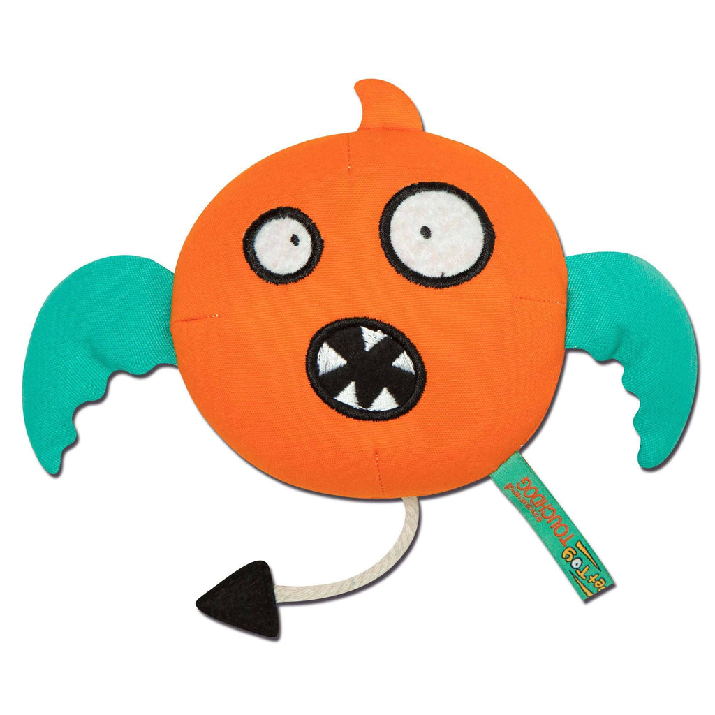 Touchdog Cartoon Monster Plush Dog Toy