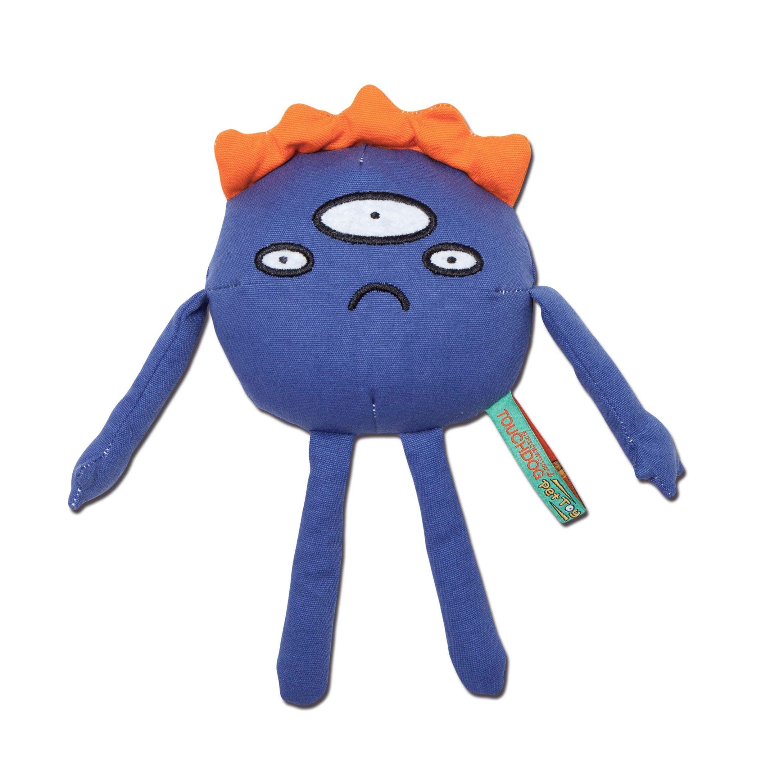 Touchdog Cartoon Monster Plush Dog Toy