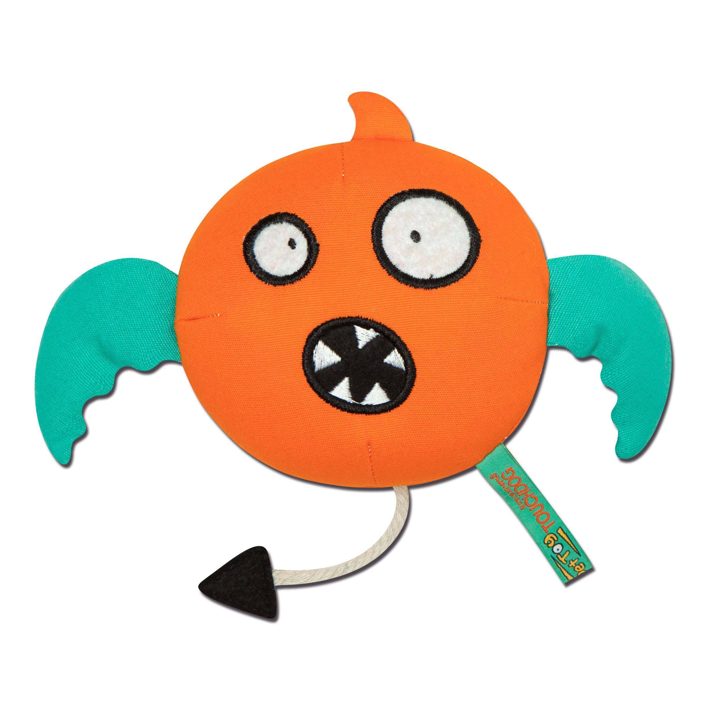 Touchdog Cartoon Monster Plush Dog Toy