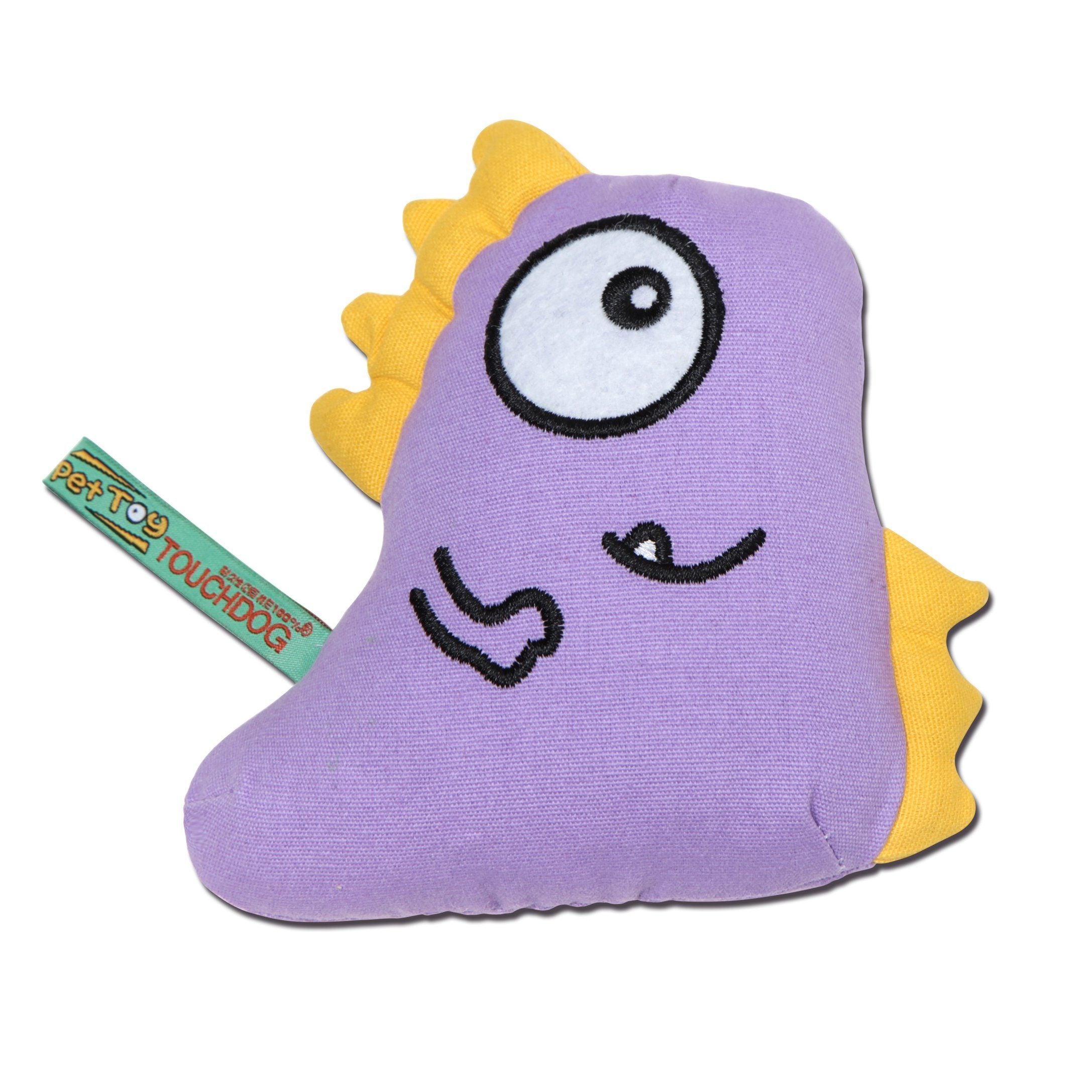 Touchdog Cartoon Monster Plush Dog Toy