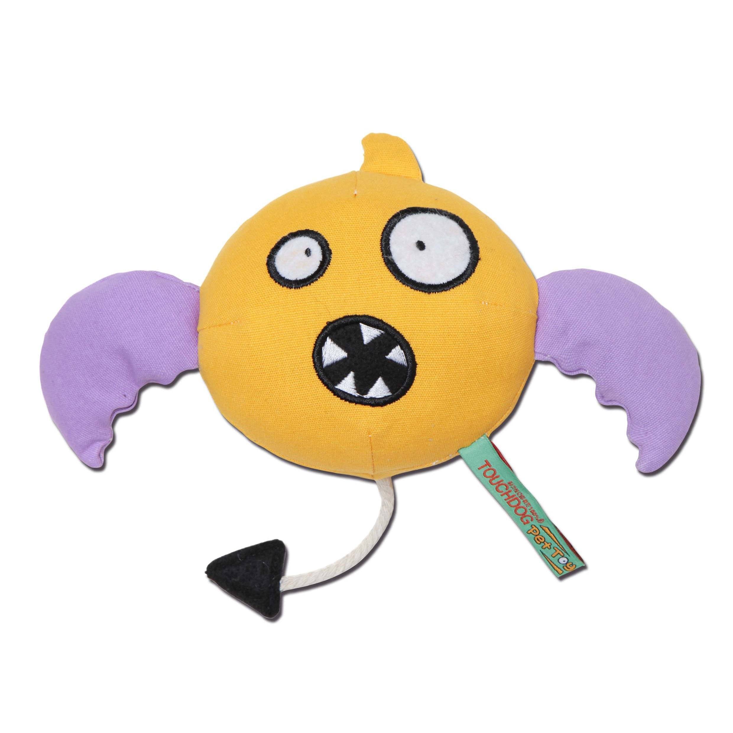 Touchdog Cartoon Monster Plush Dog Toy