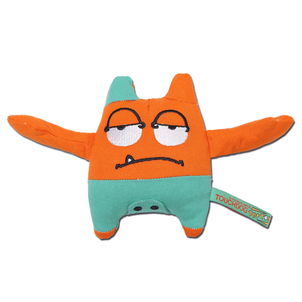 Touchdog Cartoon Monster Plush Dog Toy