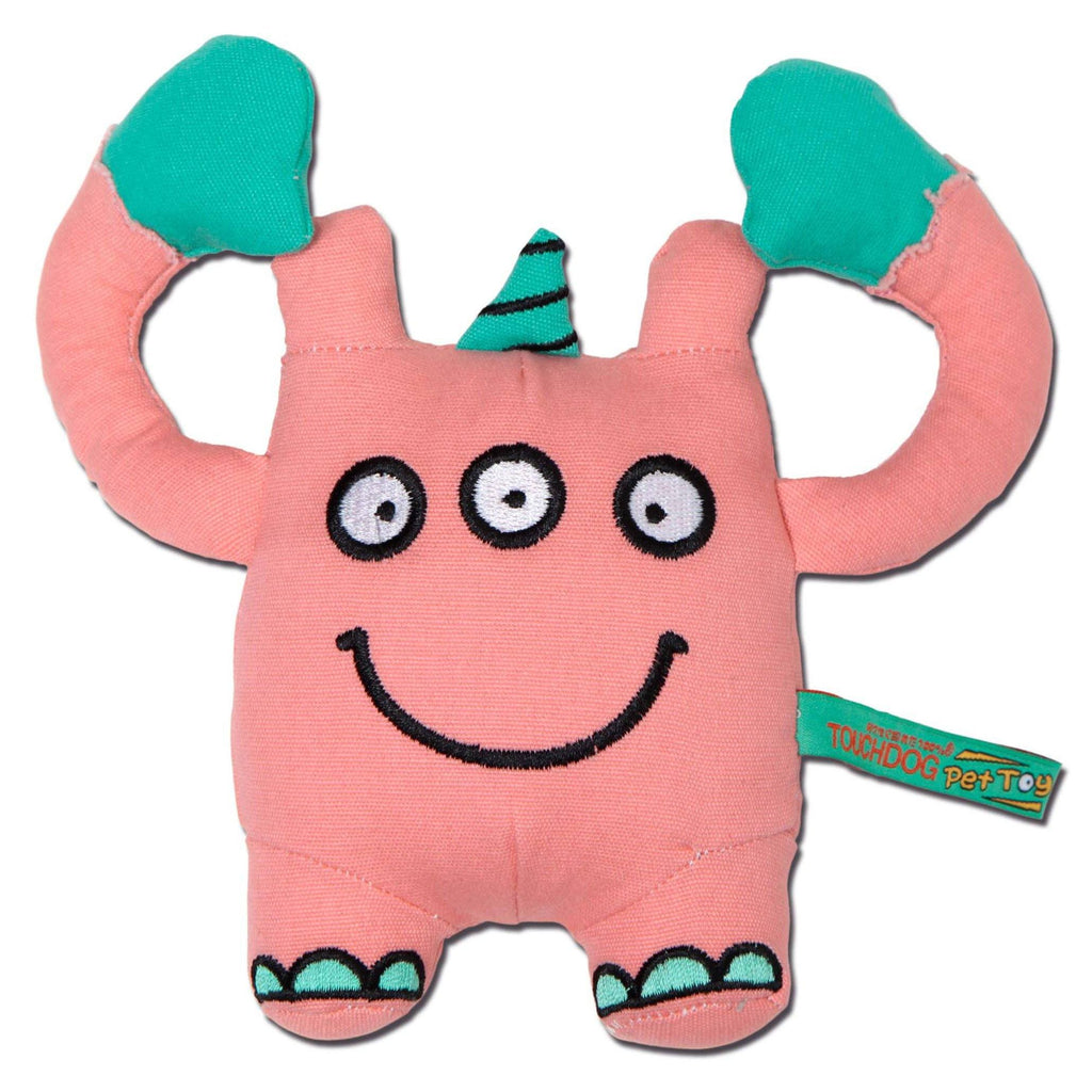 Touchdog Cartoon Monster Plush Dog Toy