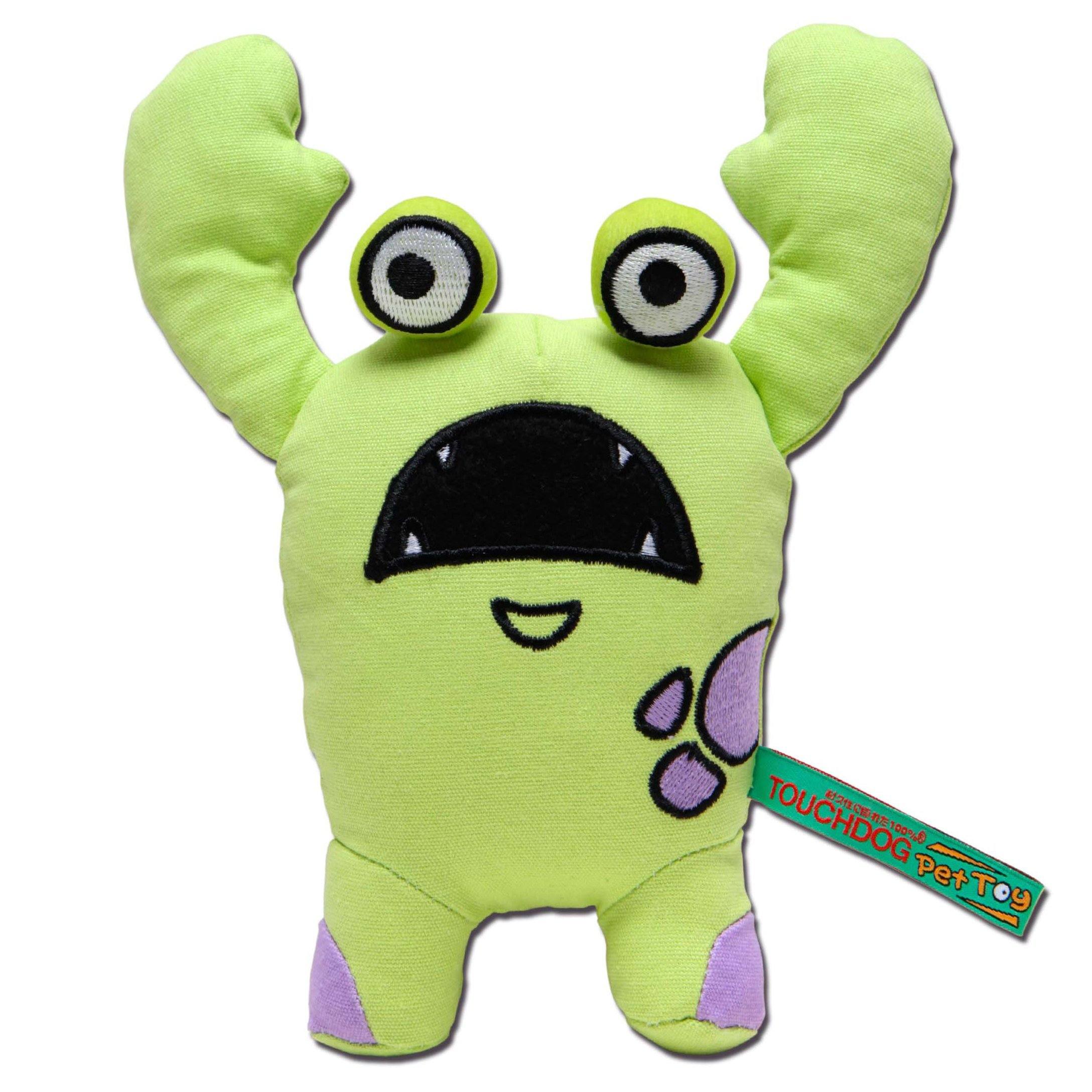 Touchdog Cartoon Monster Plush Dog Toy