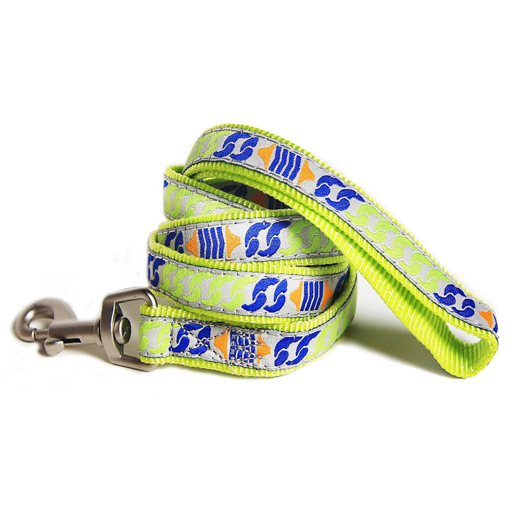 Touchdog Tough-Stitched Embroidered Dog Harness & Leash Set