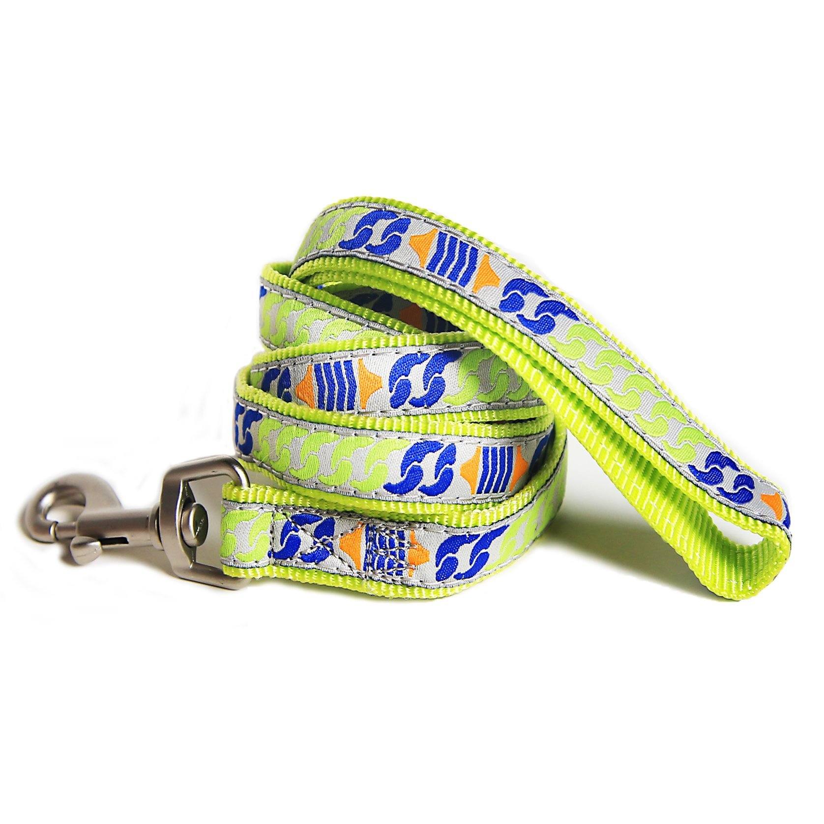 Touchdog Tough-Stitched Embroidered Dog Harness & Leash Set