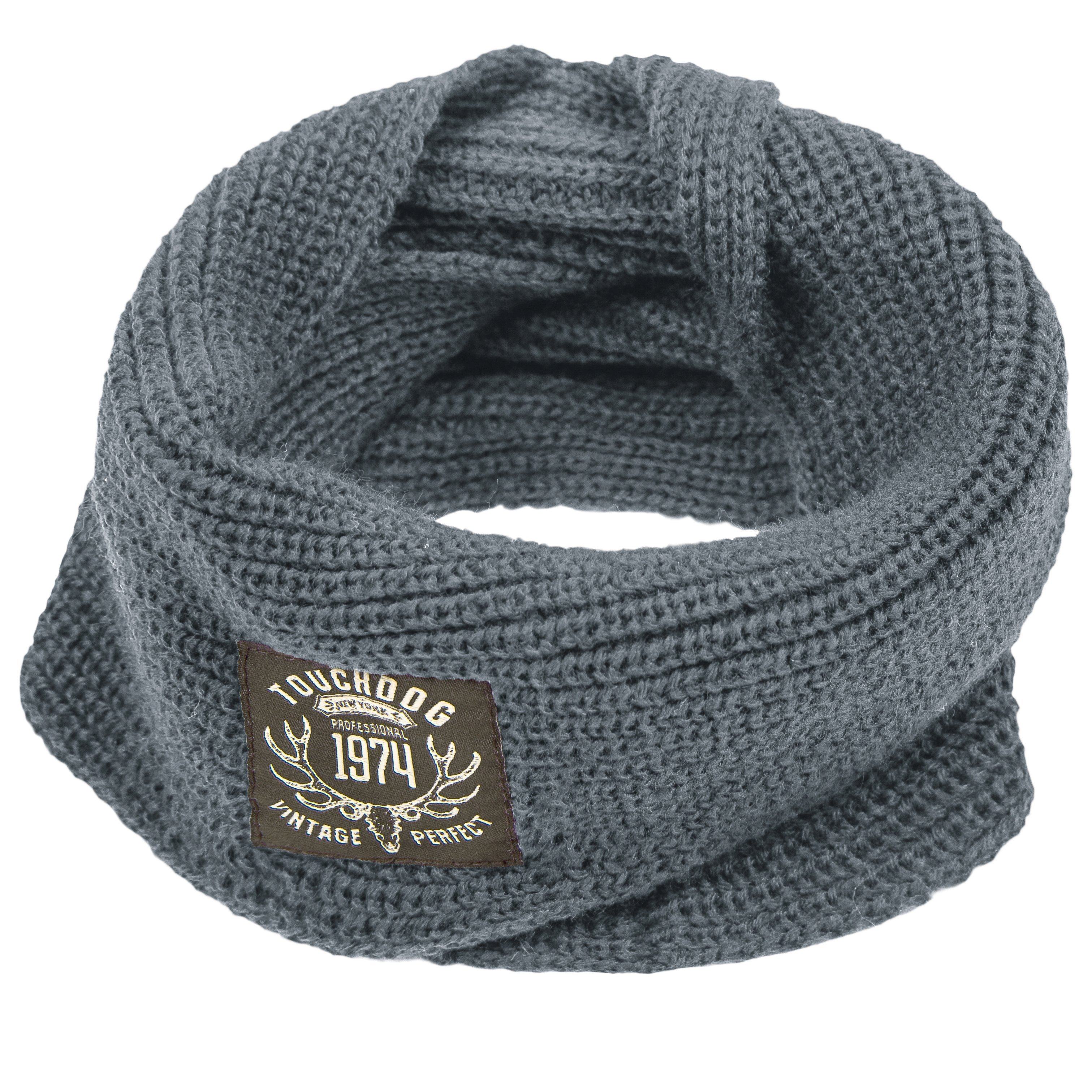 Touchdog Heavy Knit Winter Dog Scarf, One Size