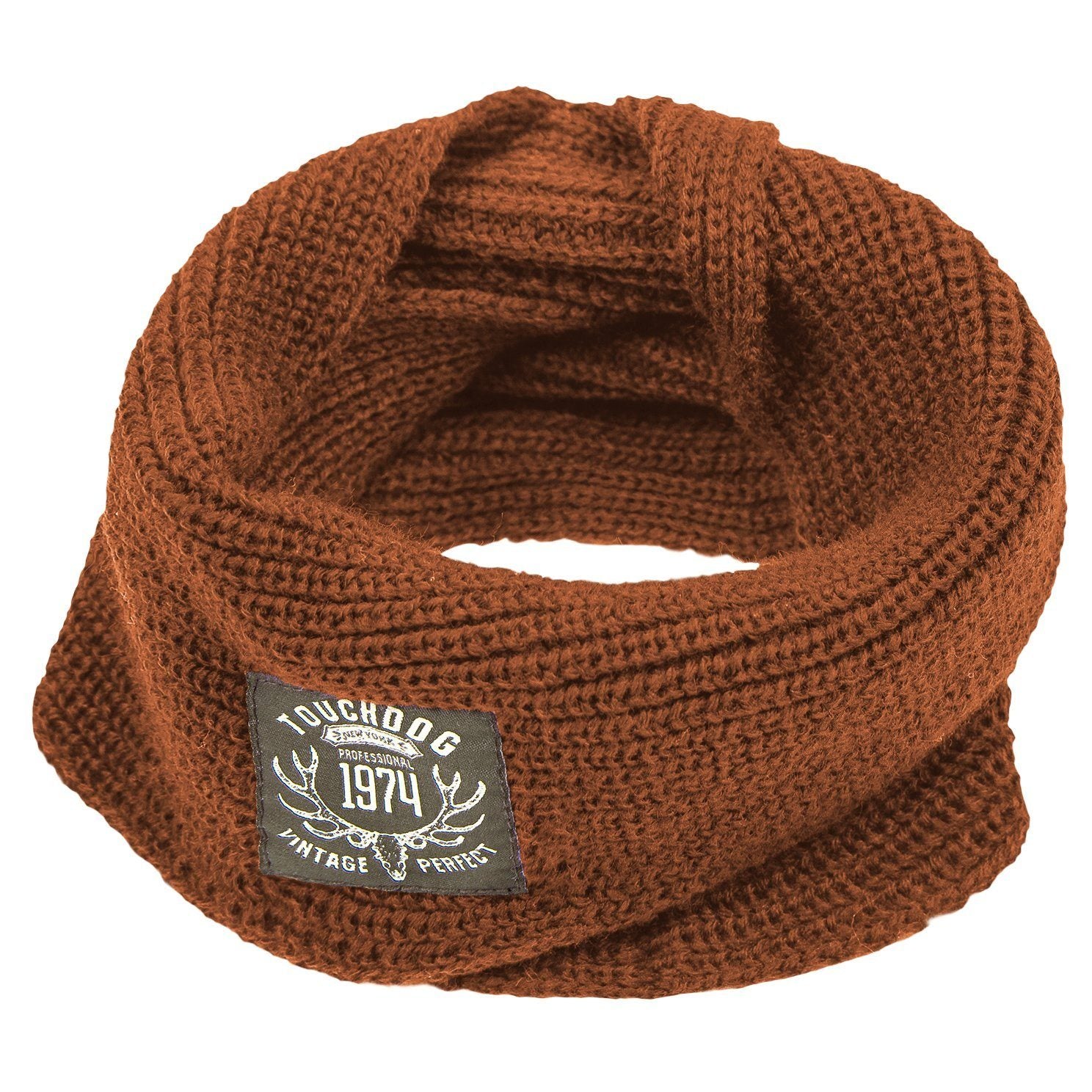 Touchdog Heavy Knit Winter Dog Scarf, One Size