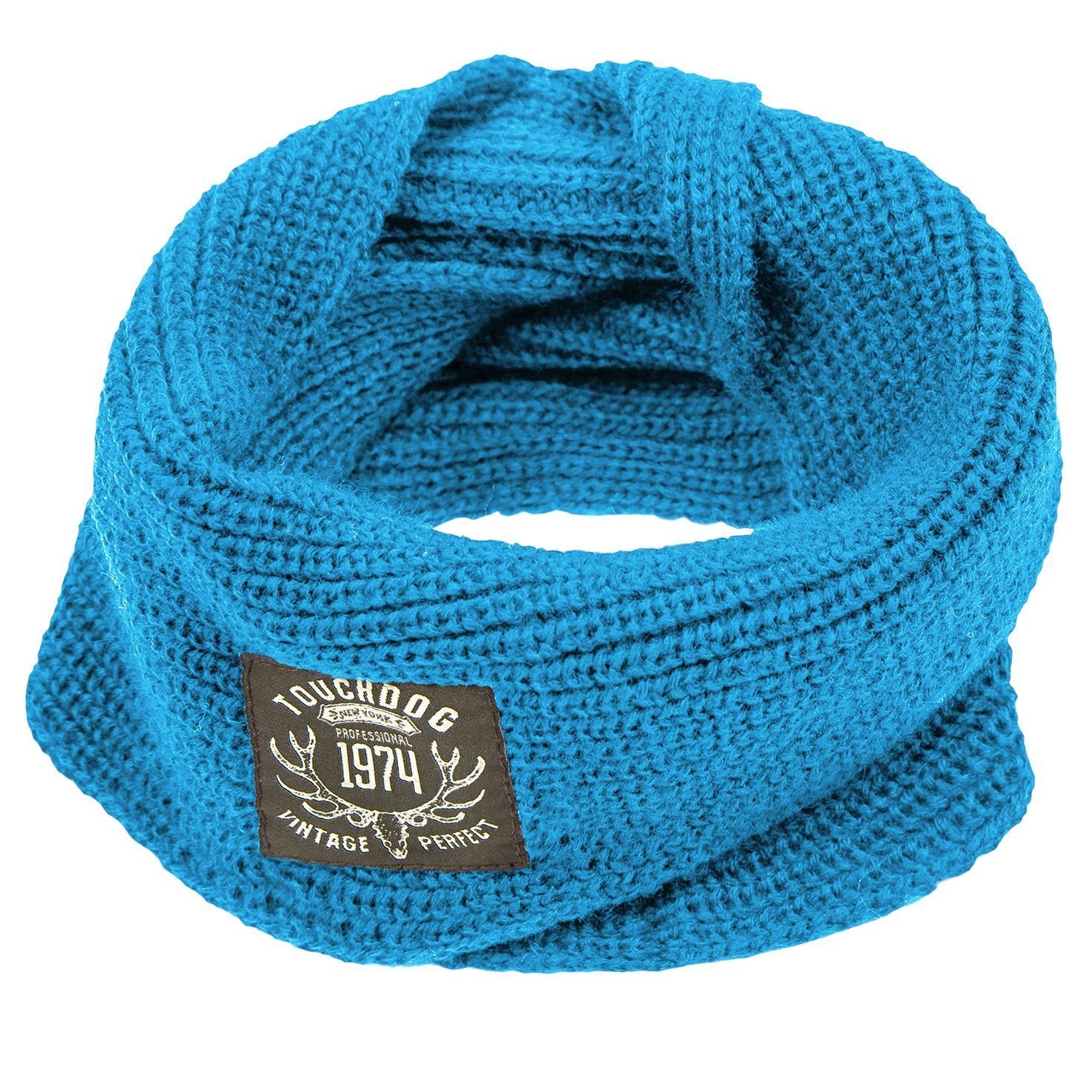 Touchdog Heavy Knit Winter Dog Scarf, One Size
