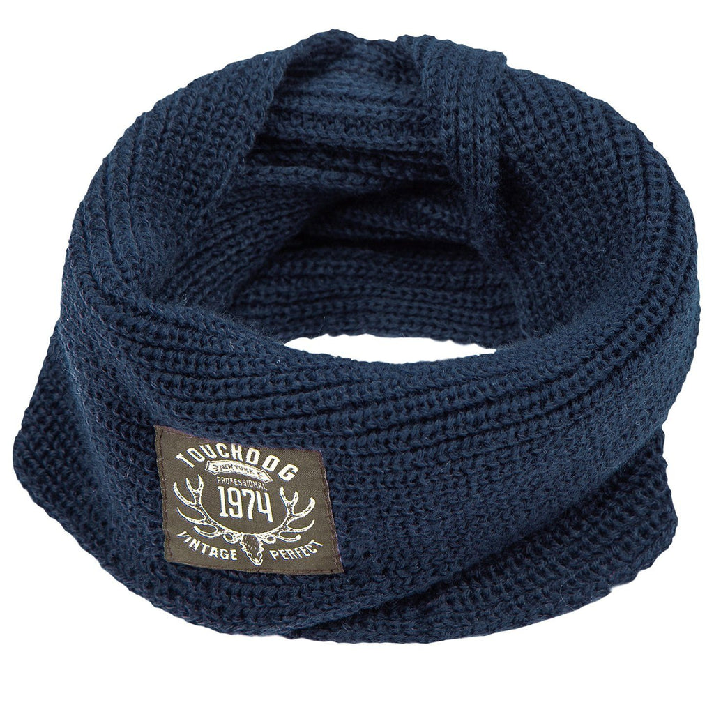 Touchdog Heavy Knit Winter Dog Scarf, One Size