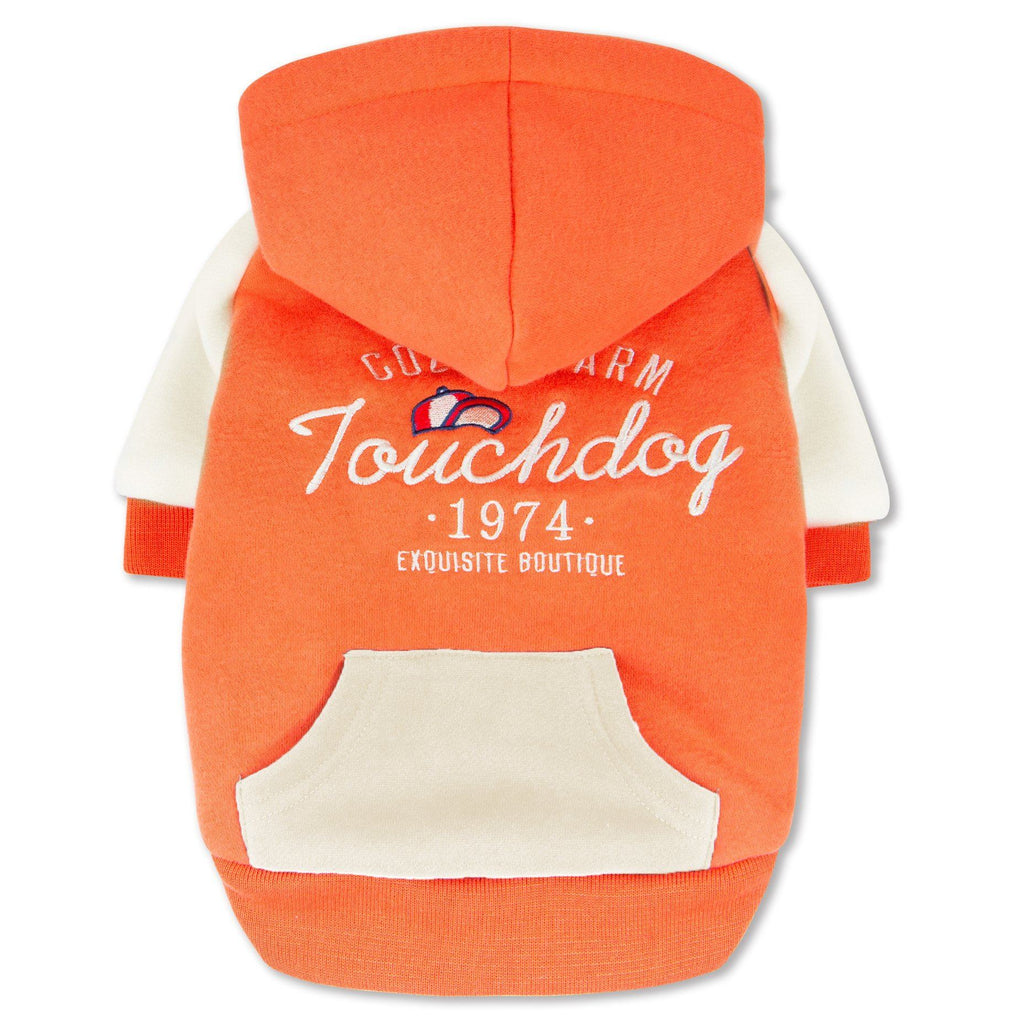 Cotton Dog Hoodie with Polar Fleece Lining