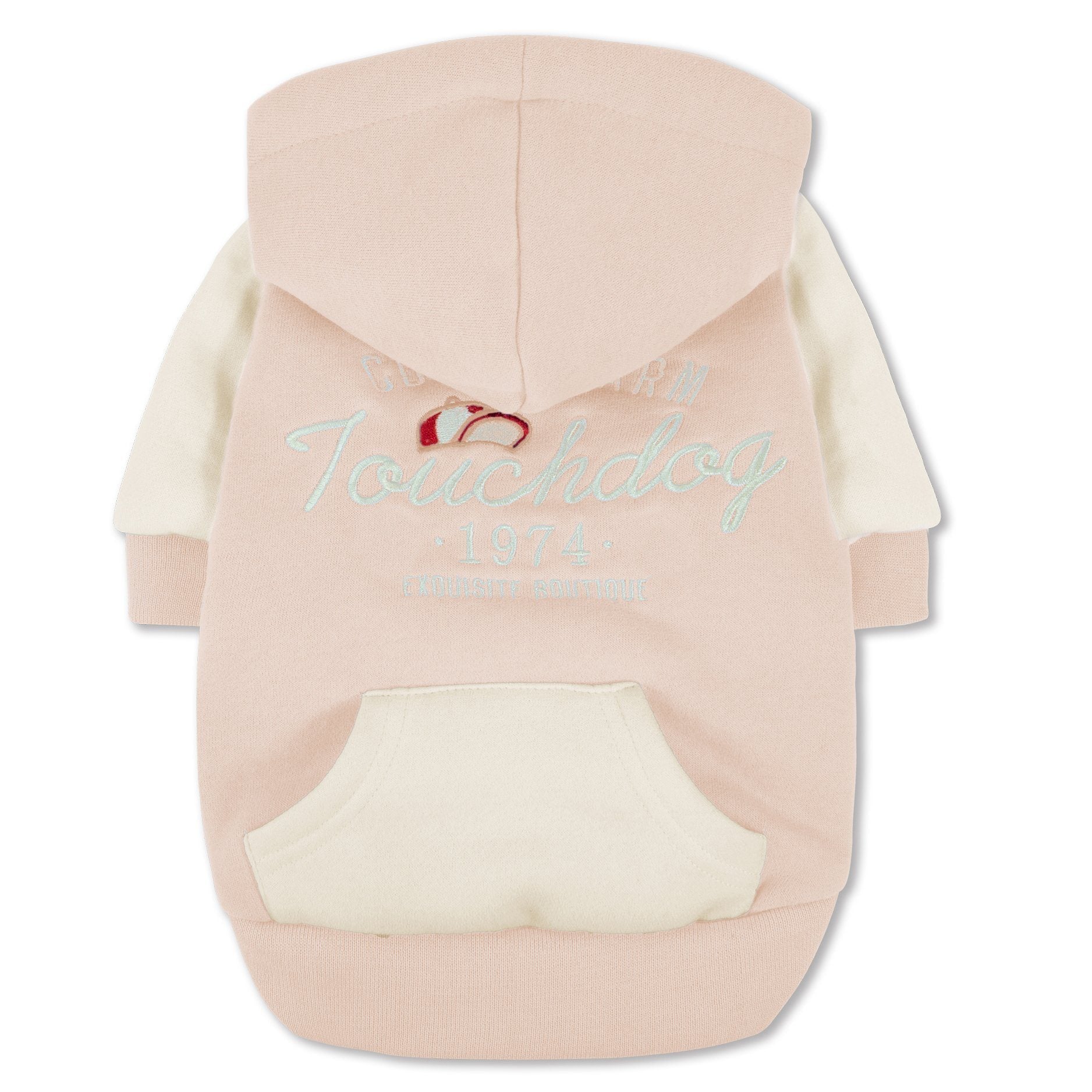 Cotton Dog Hoodie with Polar Fleece Lining