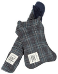 Windowpane Plaid Dog Jacket & Reversible Mat Set