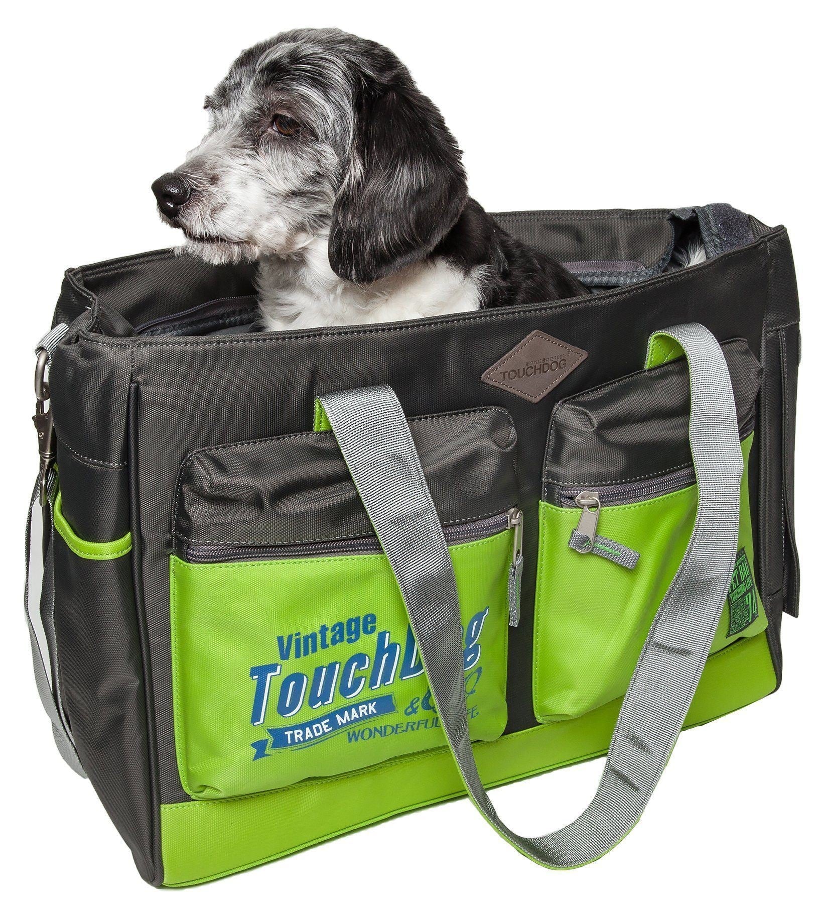 Waterproof Dog Carrier with Mesh Window, 18" x 9.2" x 12"