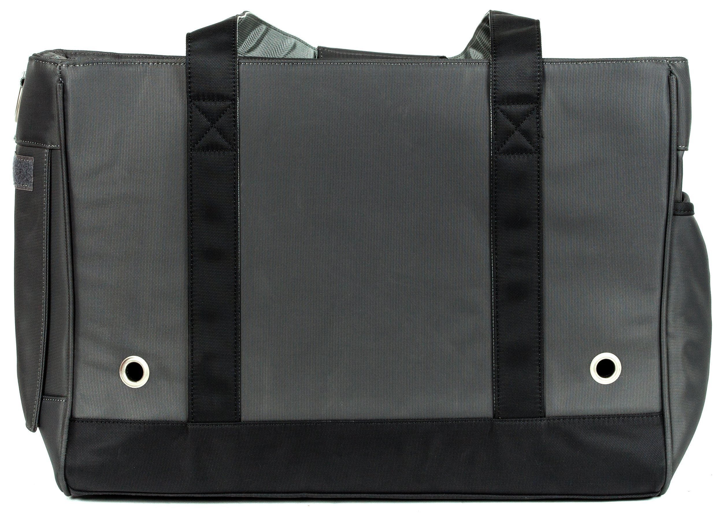 Waterproof Dog Carrier with Mesh Window, 18" x 9.2" x 12"
