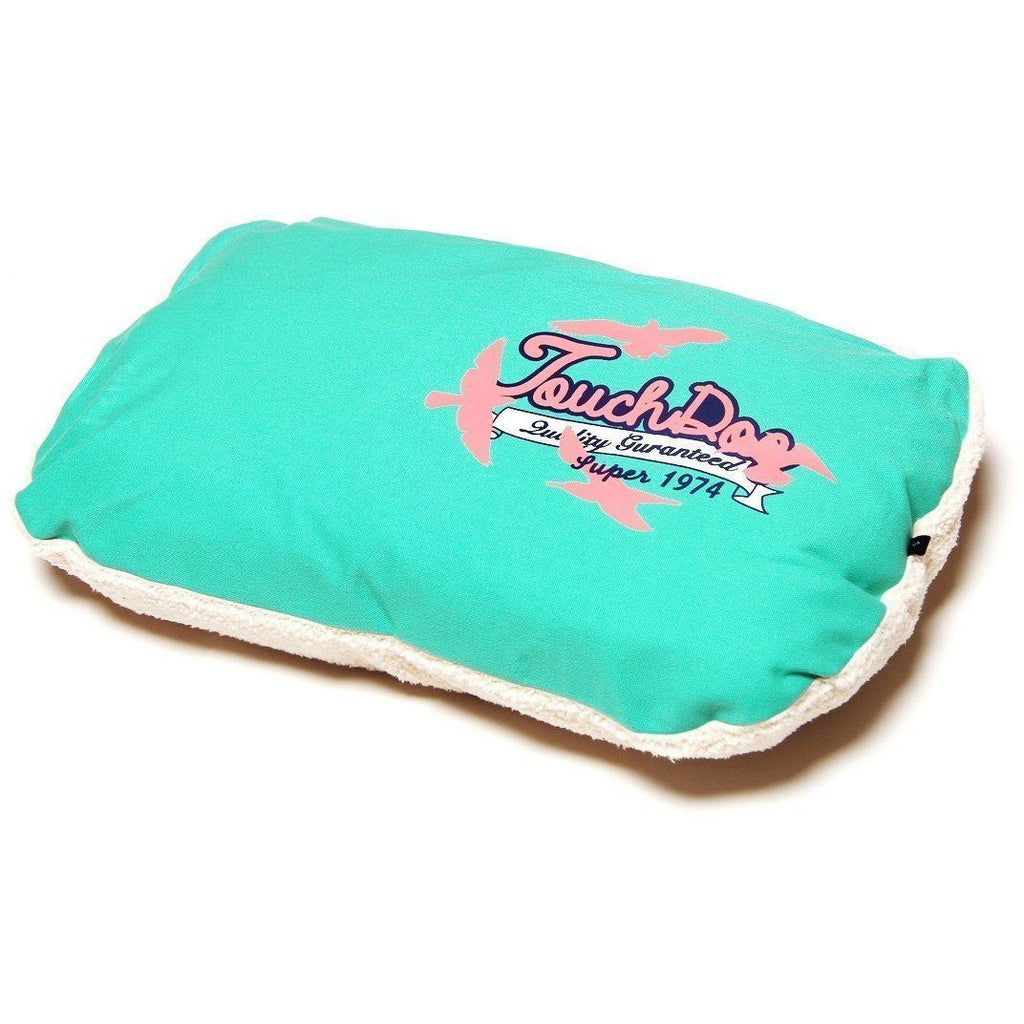 Floral-Galoral Ultra-Plush Rectangular Dog Bed with Removable Cushion