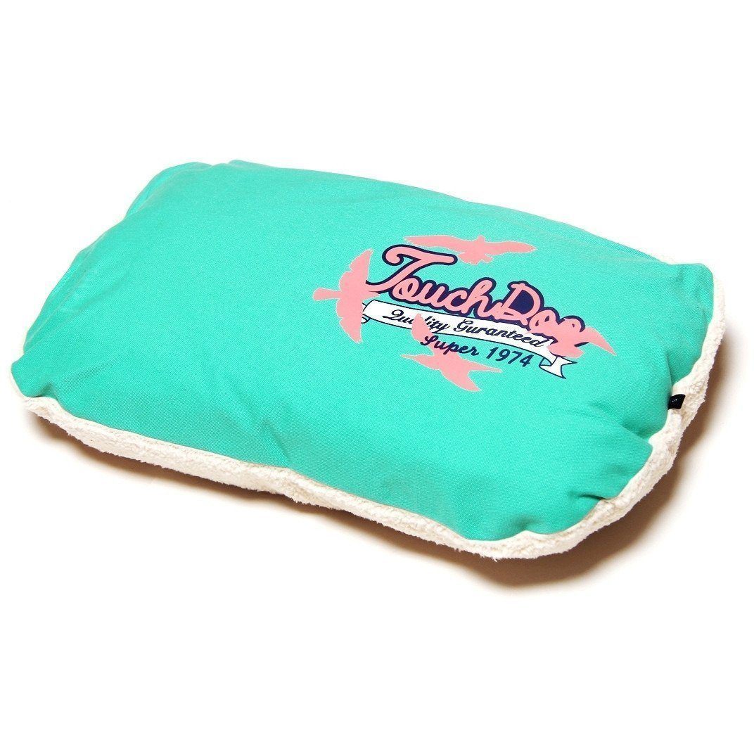 Floral-Galoral Ultra-Plush Rectangular Dog Bed with Removable Cushion
