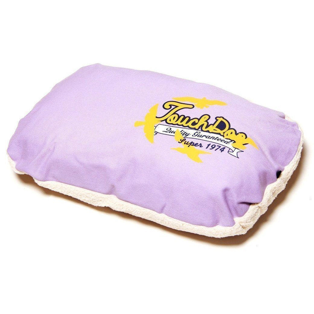 Floral-Galoral Ultra-Plush Rectangular Dog Bed with Removable Cushion