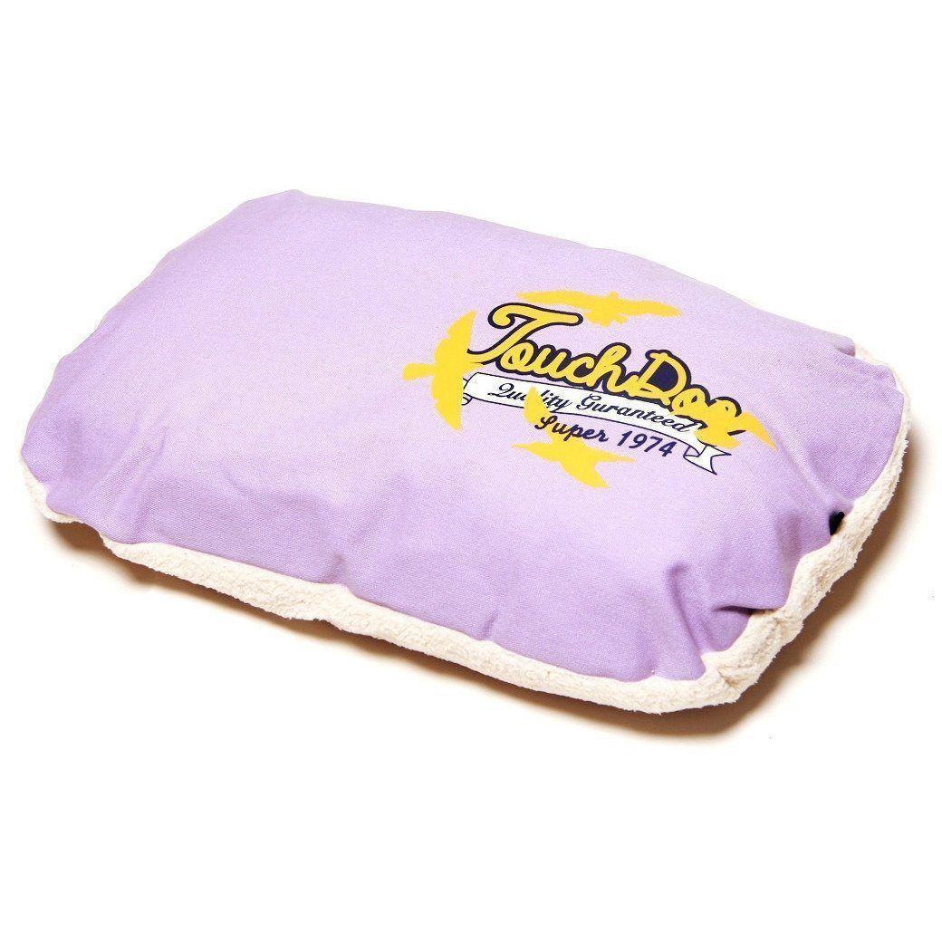 Floral-Galoral Ultra-Plush Rectangular Dog Bed with Removable Cushion