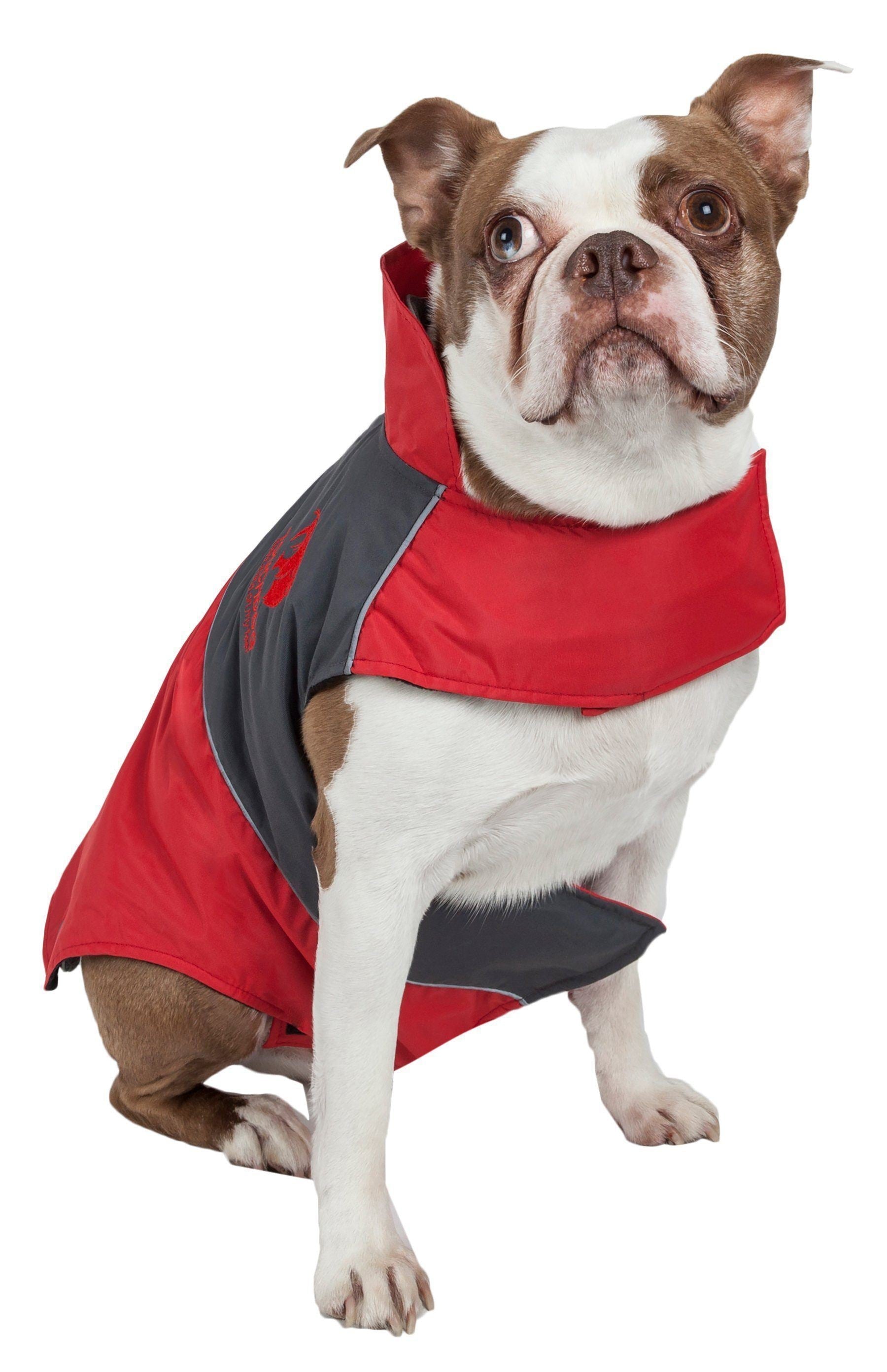2-in-1 Waterproof Dog Jacket with Removable Fleece Layer