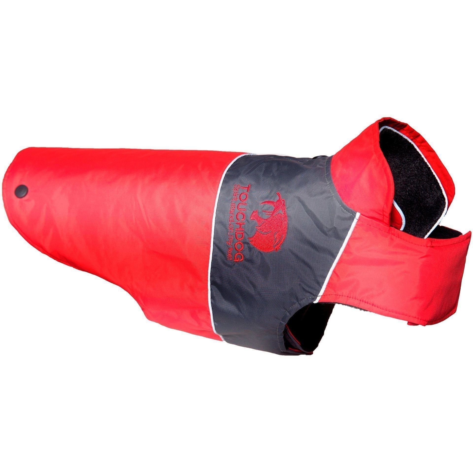 2-in-1 Waterproof Dog Jacket with Removable Fleece Layer
