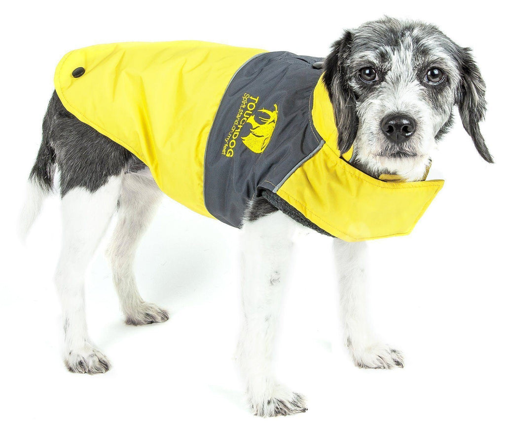 2-in-1 Waterproof Dog Jacket with Removable Fleece Layer