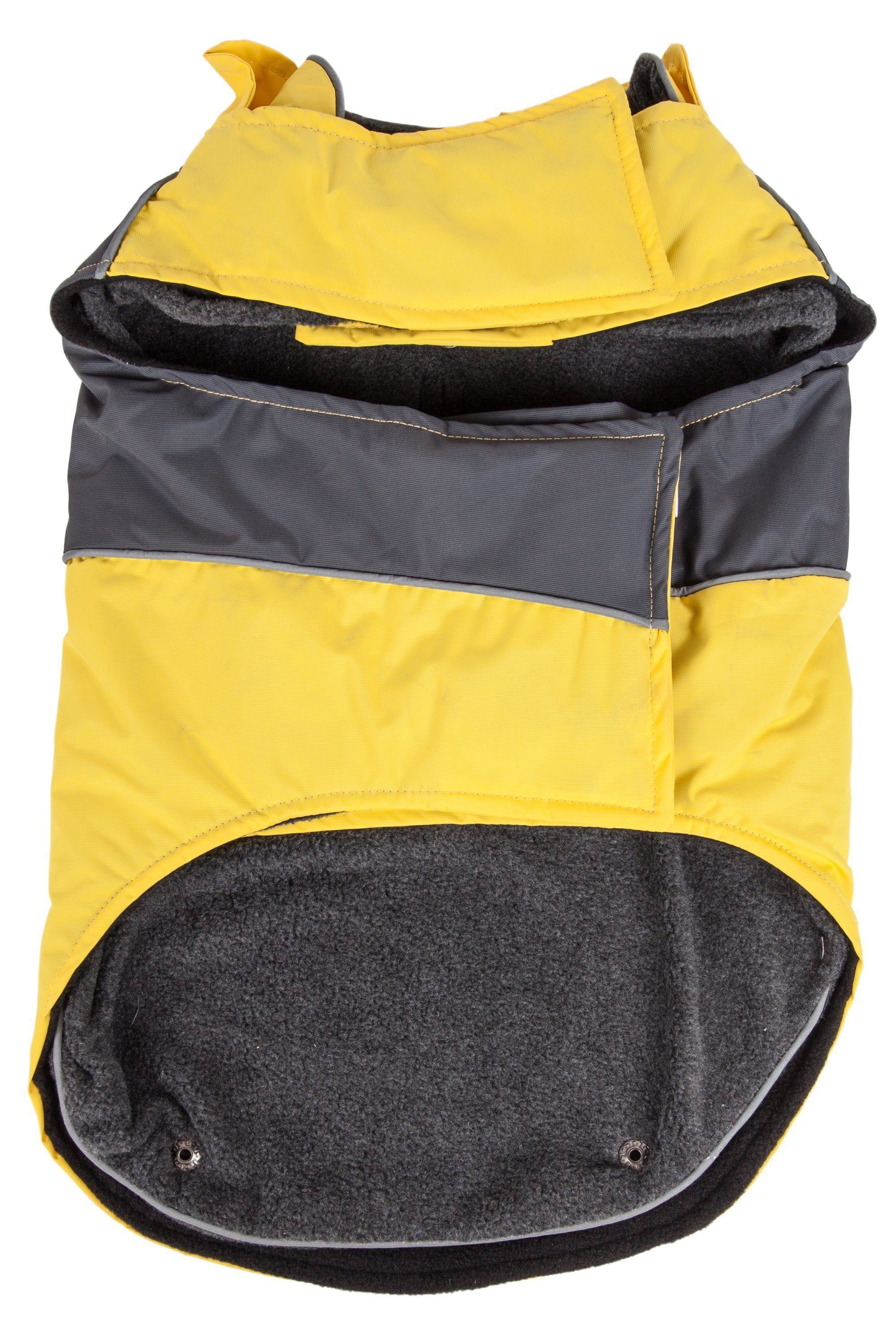 2-in-1 Waterproof Dog Jacket with Removable Fleece Layer