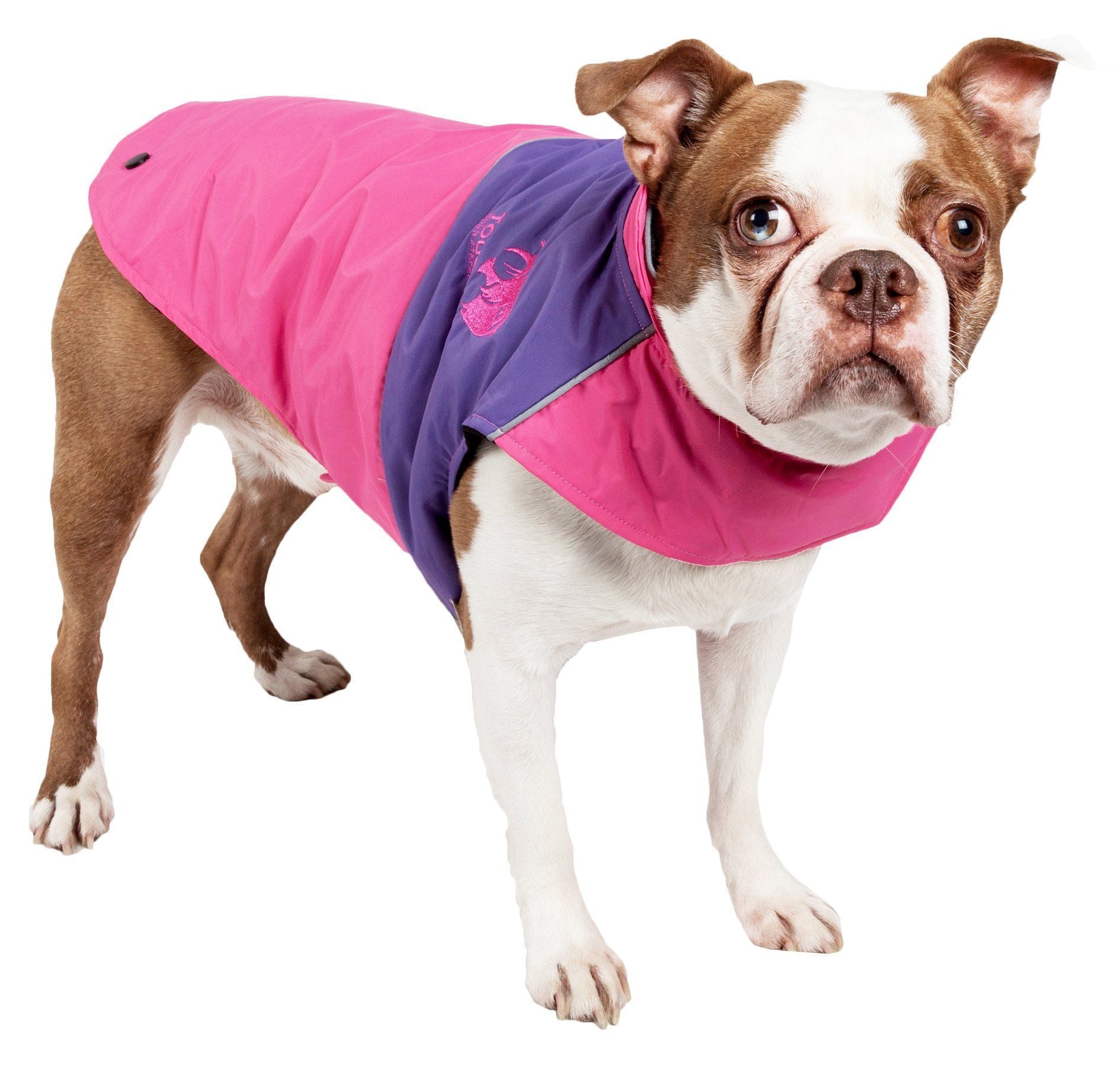 2-in-1 Waterproof Dog Jacket with Removable Fleece Layer