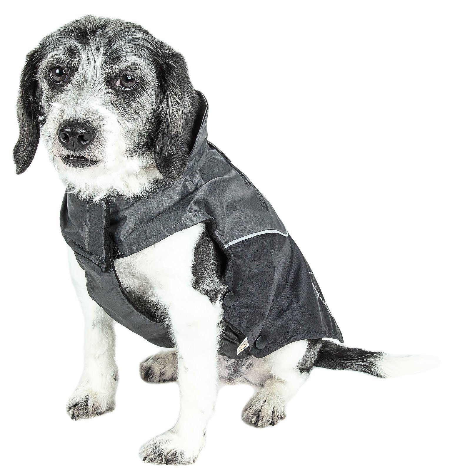 2-in-1 Waterproof Dog Jacket with Removable Fleece Layer