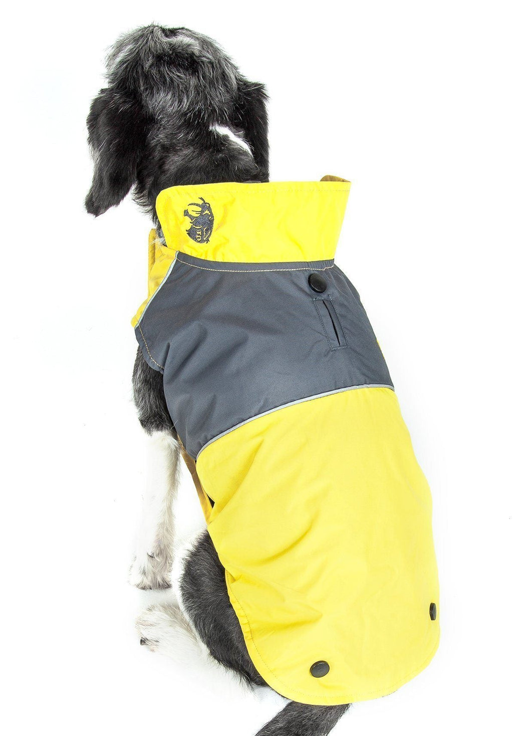 2-in-1 Waterproof Dog Jacket with Removable Fleece Layer
