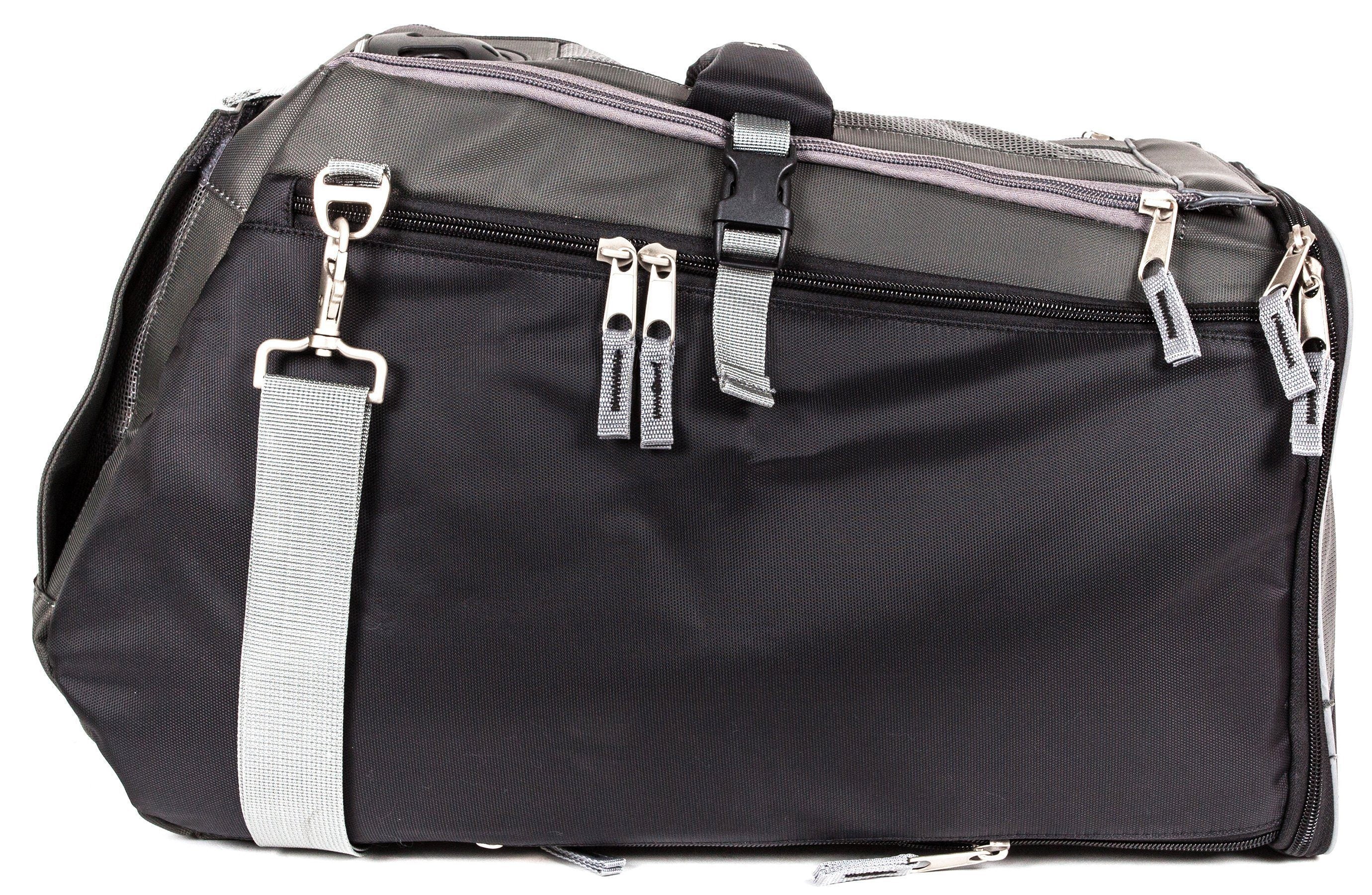 Modern-Glide Airline Approved Water-Resistant Dog Carrier, 18" x 9.3" x 12"