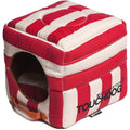 2-in-1 Convertible Pet Bed and House with Reversible Cushion